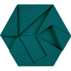 korkovy obklad hexagon smaragdova