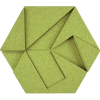 korkovy obklad hexagon zelena