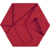 korkovy obklad hexagon cervena